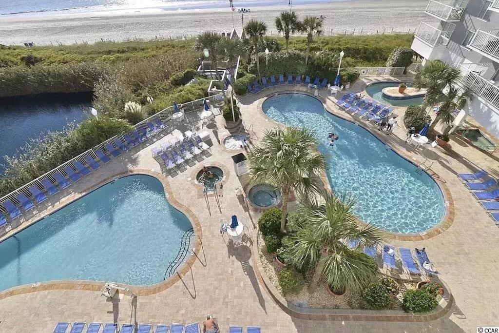 Direct Oceanfront- King Bedroom- Amazing Views/Pools/Hot Tubs/Beach Access/Golf Myrtle Beach Exteriör bild