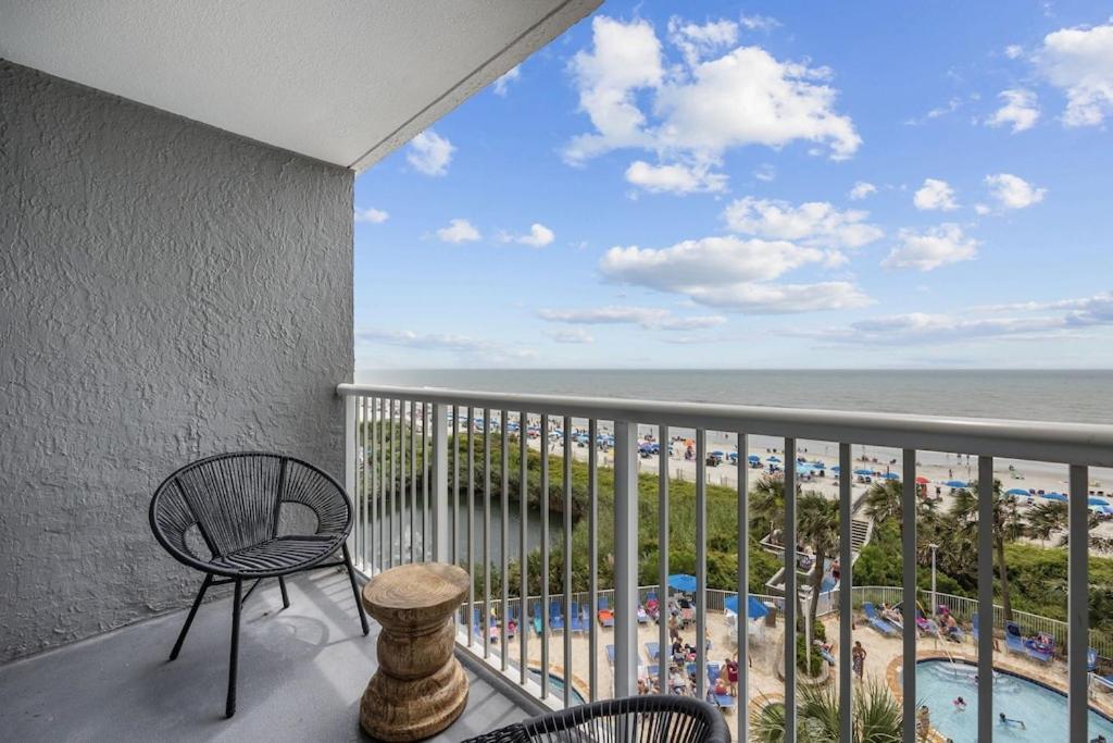 Direct Oceanfront- King Bedroom- Amazing Views/Pools/Hot Tubs/Beach Access/Golf Myrtle Beach Exteriör bild
